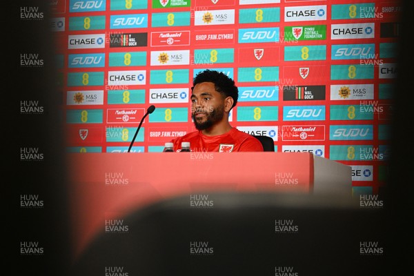 210926 - Wales Football Media Interviews - Jay Dasilva speaks to the press ahead of the upcoming Nations League matches