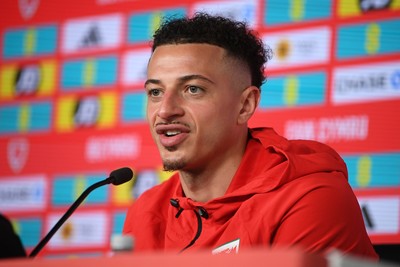 250326 - Wales Football Media Interviews - Wales Captain, Ethan Ampadu speaks to the press ahead of tomorrow’s World Cup play-off match against Bosnia-Herzegovina