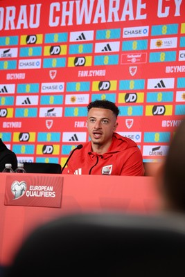 250326 - Wales Football Media Interviews - Wales Captain, Ethan Ampadu speaks to the press ahead of tomorrow’s World Cup play-off match against Bosnia-Herzegovina
