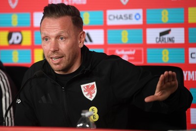 250326 - Wales Football Media Interviews - Wales Manager, Craig Bellamy speaks to the press ahead of tomorrow’s World Cup play-off match against Bosnia-Herzegovina