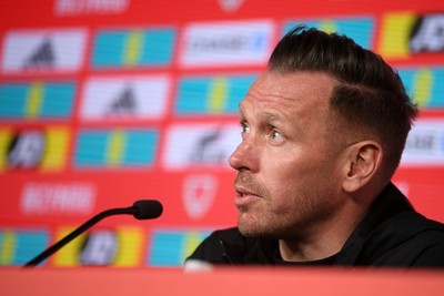 250326 - Wales Football Media Interviews - Wales Manager, Craig Bellamy speaks to the press ahead of tomorrow’s World Cup play-off match against Bosnia-Herzegovina