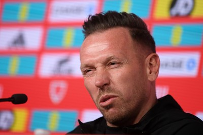 250326 - Wales Football Media Interviews - Wales Manager, Craig Bellamy speaks to the press ahead of tomorrow’s World Cup play-off match against Bosnia-Herzegovina