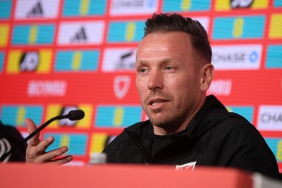 250326 - Wales Football Media Interviews - Wales Manager, Craig Bellamy speaks to the press ahead of tomorrow’s World Cup play-off match against Bosnia-Herzegovina