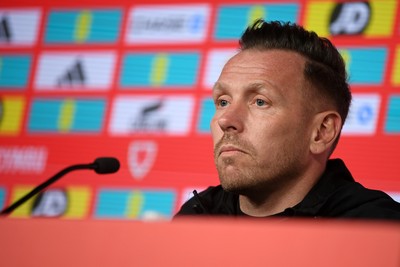 250326 - Wales Football Media Interviews - Wales Manager, Craig Bellamy speaks to the press ahead of tomorrow’s World Cup play-off match against Bosnia-Herzegovina