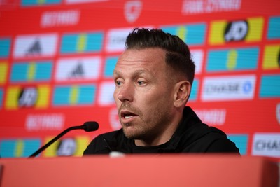 250326 - Wales Football Media Interviews - Wales Manager, Craig Bellamy speaks to the press ahead of tomorrow’s World Cup play-off match against Bosnia-Herzegovina