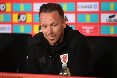 250326 - Wales Football Media Interviews - Wales Manager, Craig Bellamy speaks to the press ahead of tomorrow’s World Cup play-off match against Bosnia-Herzegovina