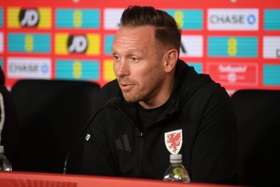 250326 - Wales Football Media Interviews - Wales Manager, Craig Bellamy speaks to the press ahead of tomorrow’s World Cup play-off match against Bosnia-Herzegovina