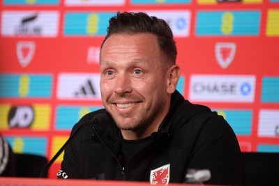 250326 - Wales Football Media Interviews - Wales Manager, Craig Bellamy speaks to the press ahead of tomorrow’s World Cup play-off match against Bosnia-Herzegovina
