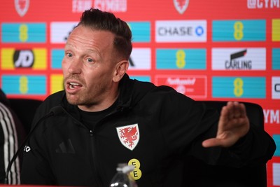 250326 - Wales Football Media Interviews - Wales Manager, Craig Bellamy speaks to the press ahead of tomorrow’s World Cup play-off match against Bosnia-Herzegovina