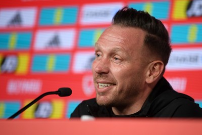 250326 - Wales Football Media Interviews - Wales Manager, Craig Bellamy speaks to the press ahead of tomorrow’s World Cup play-off match against Bosnia-Herzegovina