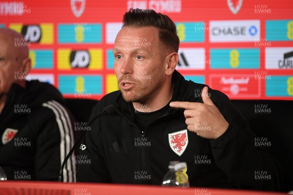 250326 - Wales Football Media Interviews - Wales Manager, Craig Bellamy speaks to the press ahead of tomorrow’s World Cup play-off match against Bosnia-Herzegovina
