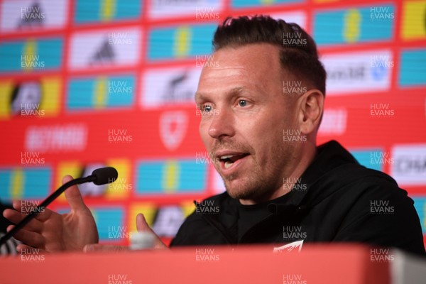 250326 - Wales Football Media Interviews - Wales Manager, Craig Bellamy speaks to the press ahead of tomorrow’s World Cup play-off match against Bosnia-Herzegovina