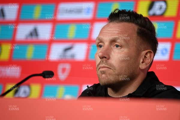 250326 - Wales Football Media Interviews - Wales Manager, Craig Bellamy speaks to the press ahead of tomorrow’s World Cup play-off match against Bosnia-Herzegovina