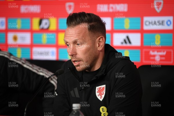 250326 - Wales Football Media Interviews - Wales Manager, Craig Bellamy speaks to the press ahead of tomorrow’s World Cup play-off match against Bosnia-Herzegovina