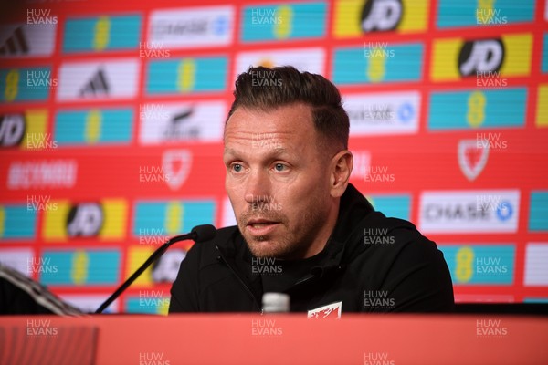 250326 - Wales Football Media Interviews - Wales Manager, Craig Bellamy speaks to the press ahead of tomorrow’s World Cup play-off match against Bosnia-Herzegovina