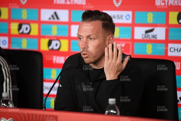 250326 - Wales Football Media Interviews - Wales Manager, Craig Bellamy speaks to the press ahead of tomorrow’s World Cup play-off match against Bosnia-Herzegovina