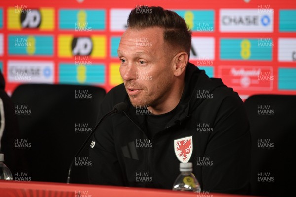 250326 - Wales Football Media Interviews - Wales Manager, Craig Bellamy speaks to the press ahead of tomorrow’s World Cup play-off match against Bosnia-Herzegovina