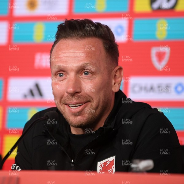 250326 - Wales Football Media Interviews - Wales Manager, Craig Bellamy speaks to the press ahead of tomorrow’s World Cup play-off match against Bosnia-Herzegovina
