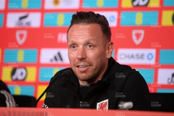 250326 - Wales Football Media Interviews - Wales Manager, Craig Bellamy speaks to the press ahead of tomorrow’s World Cup play-off match against Bosnia-Herzegovina
