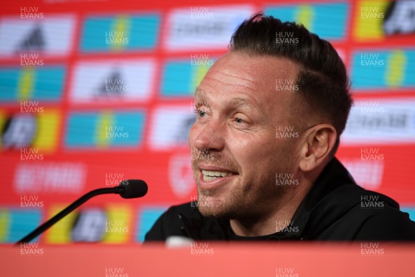 250326 - Wales Football Media Interviews - Wales Manager, Craig Bellamy speaks to the press ahead of tomorrow’s World Cup play-off match against Bosnia-Herzegovina