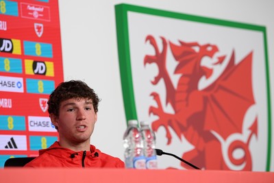 300526 - Wales Football Media Interviews - Lewis Koumas speaks to the press ahead of his sides upcoming Friendly match against Ghana