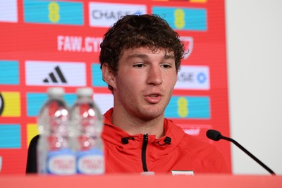 300526 - Wales Football Media Interviews - Lewis Koumas speaks to the press ahead of his sides upcoming Friendly match against Ghana