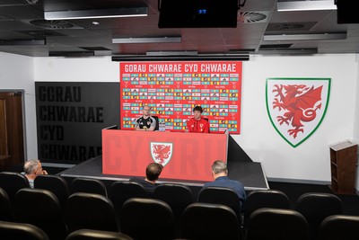 300526 - Wales Football Media Interviews - Lewis Koumas speaks to the press ahead of his sides upcoming Friendly match against Ghana