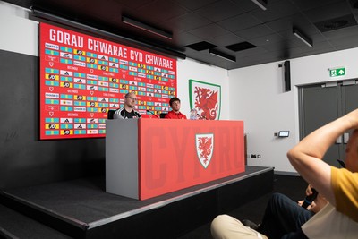 300526 - Wales Football Media Interviews - Lewis Koumas speaks to the press ahead of his sides upcoming Friendly match against Ghana