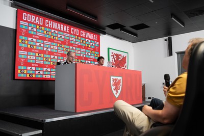 300526 - Wales Football Media Interviews - Lewis Koumas speaks to the press ahead of his sides upcoming Friendly match against Ghana