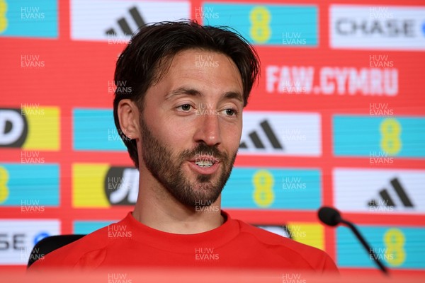 300526 - Wales Football Media Interviews - Josh Sheehan speaks to the press ahead of his sides upcoming Friendly match against Ghana