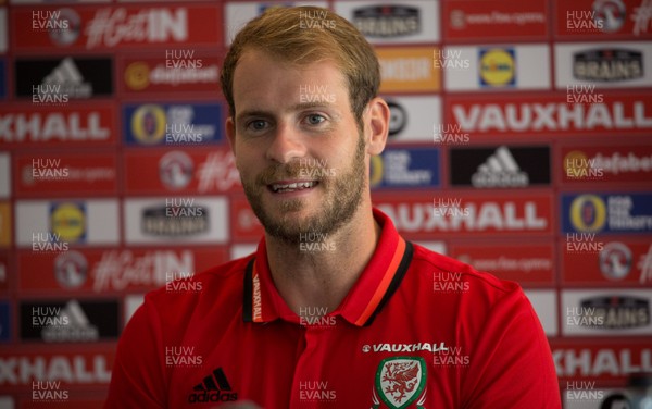 010916 - Wales Football Media Interviews - Wales' Owain Fon Wiliams speaks to the media during media session