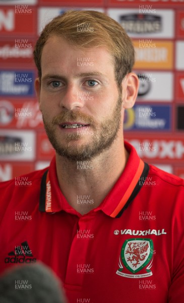 010916 - Wales Football Media Interviews - Wales' Owain Fon Wiliams speaks to the media during media session