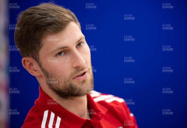020622 - Wales Football Media Session - Wales’ Ben Davies during a media session ahead of the World Cup Qualifier Play-off Final against Ukraine on the 5th June