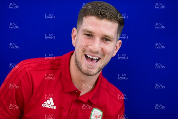 020919 - Wales Football Media Session - Wales'  Chris Mepham during media session