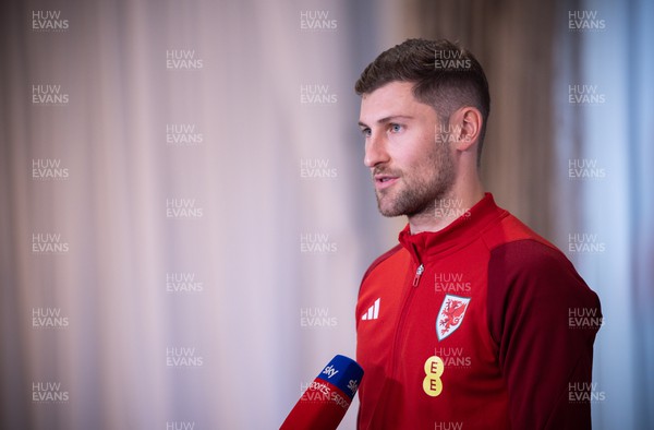 141122 - Wales Football Media Interviews - Ben Davies of Wales during a media interview session ahead of the Wales team departure for the FIFA World Cup in Qatar
