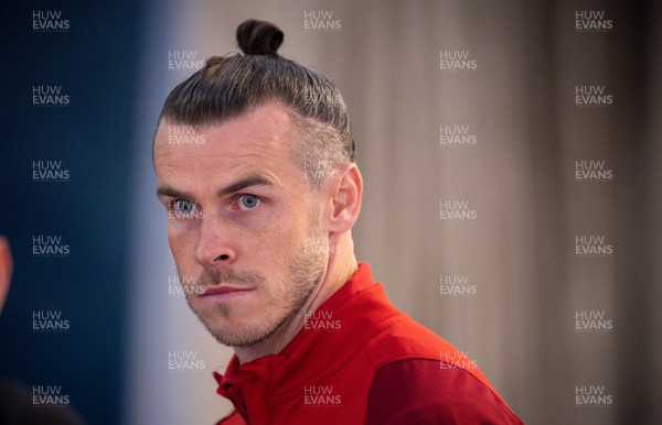 141122 - Wales Football Media Interviews - Gareth Bale of Wales during a media interview session ahead of the Wales team departure for the FIFA World Cup in Qatar
