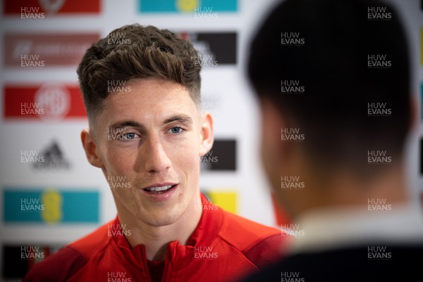 141122 - Wales Football Media Interviews - Harry Wilson of Wales during a media interview session ahead of the Wales team departure for the FIFA World Cup in Qatar
