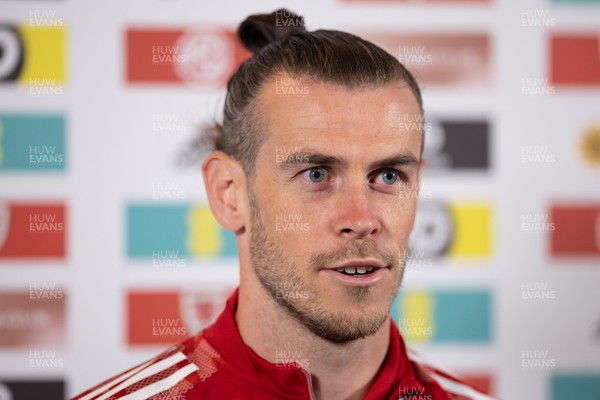 130622 - Wales Football Media Conference - Wales’ Gareth Bale during media conference ahead of the UEFA Nations League match against Netherlands