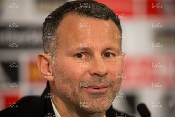 150318 - Wales Football Squad Announcement - Wales football manager Ryan Giggs announces his squad for the forthcoming China Cup tournament