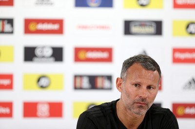 050918 - Wales Football Press Conference - Wales Manager Ryan Giggs talks to the press