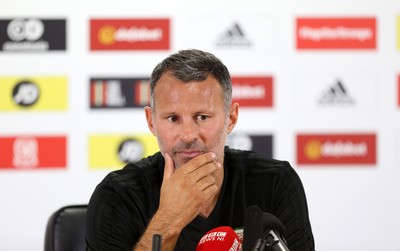 050918 - Wales Football Press Conference - Wales Manager Ryan Giggs talks to the press