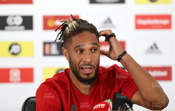050918 - Wales Football Press Conference - Ashley Williams talks to the press