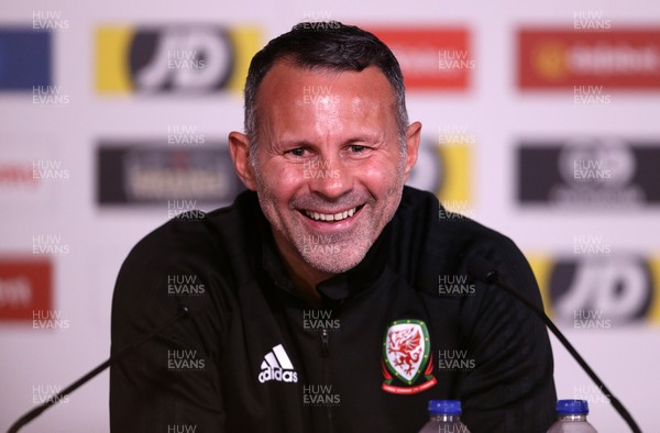 101018 - Wales Football Press Conference - Manager Ryan Giggs talks to the media