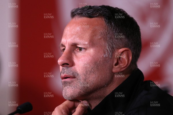 101018 - Wales Football Press Conference - Manager Ryan Giggs talks to the media