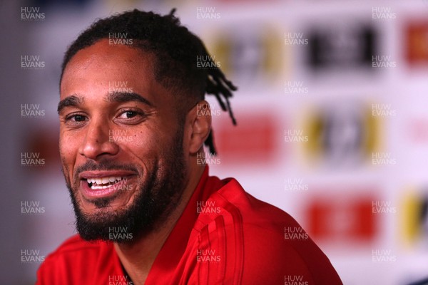 101018 - Wales Football Press Conference - Captain Ashley Williams talks to the media