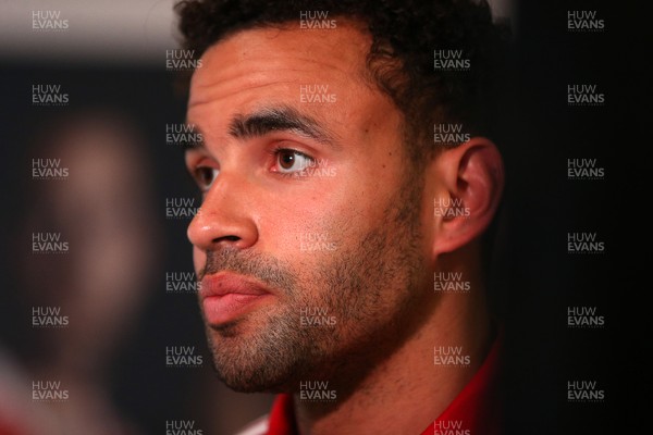 110616 - Wales Football Press Conference - Hal Robson-Kanu of Wales talks to the media