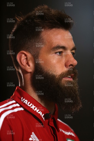 130616 - Wales Football Press Conference - Joe Ledley of Wales talks to the media