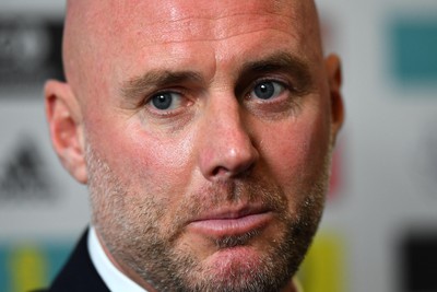 130922 - Wales Football Press Conference -  Wales Manager Robert Page talk to media