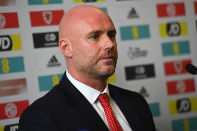 130922 - Wales Football Press Conference -  Wales Manager Robert Page talk to media