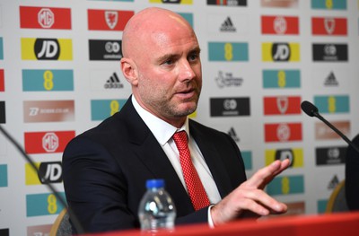 130922 - Wales Football Press Conference -  Wales Manager Robert Page talk to media